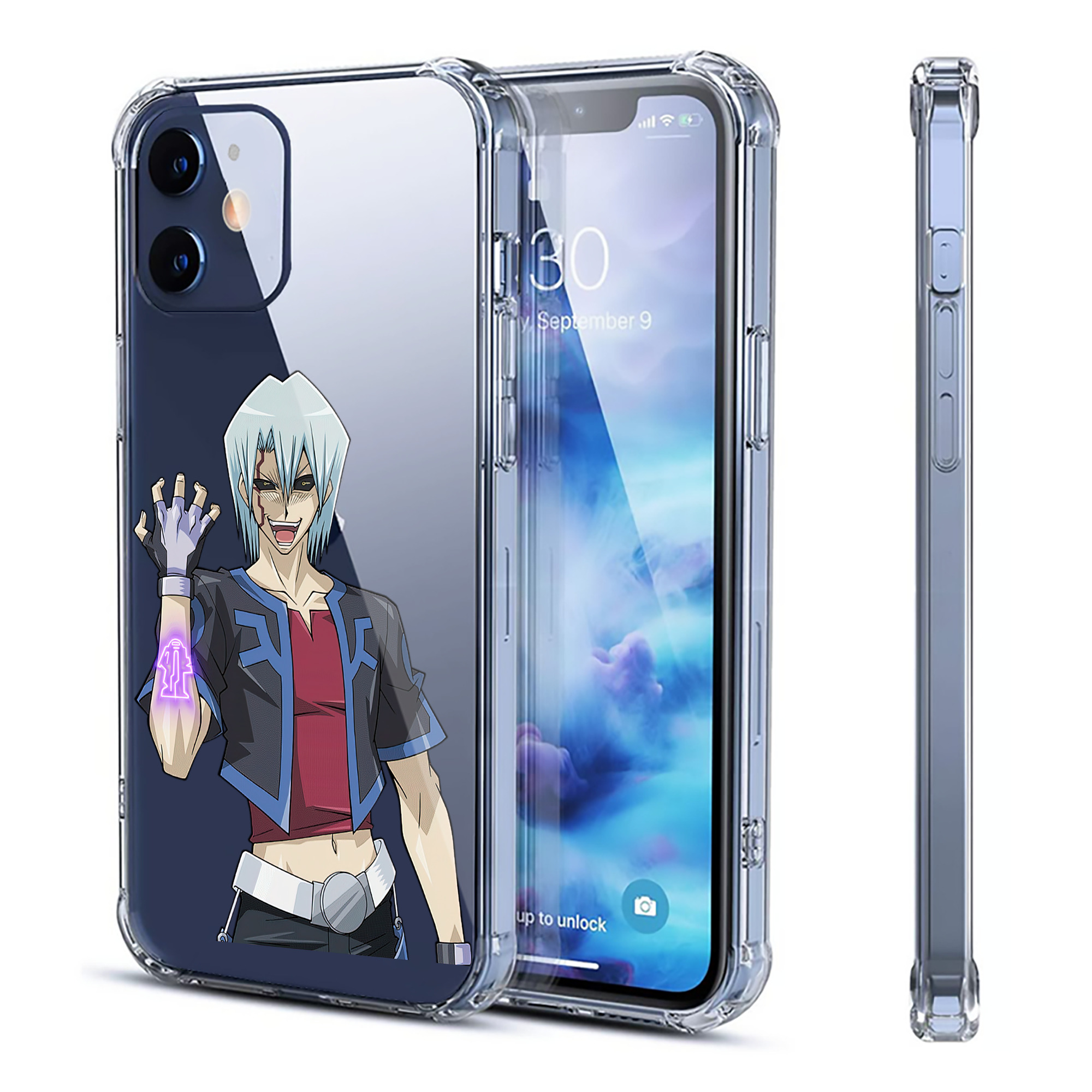 （画像用） 遊☆戯☆王 Yu-Gi-Oh! 【iPhone 12シリーズ対応】透明スマホケース（クリアソフトケース）